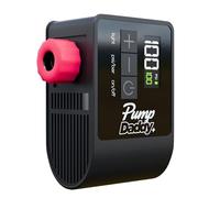 Pump Daddy Mini Electric Bike Pump | USB C Rechargeable 120 PSI Tyre Inflator | Fits Presta & Schrader | Portable Mini Pump for Road MTB BMX and E Bikes | Pumps Balls | Digital Gauge with Auto Off