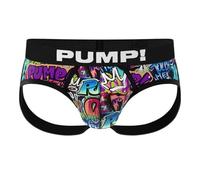 Pump! DRIP FULL FRONT JOCK Men's Jockstrap Underwear|Athletic Support Jockstraps with Backless Design|Enhanced Lift| Comfortable Fit|Breathable Fabrics for Sports & Everyday Wear