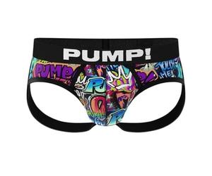 Pump! DRIP FULL FRONT JOCK Men's Jockstrap Underwear|Athletic Support Jockstraps with Backless Design|Enhanced Lift| Comfortable Fit|Breathable Fabrics for Sports & Everyday Wear