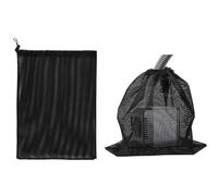 Pump Filter Bag - Durable Nylon Netting, Heavy Duty Protective Mesh | Bio Holder Bag With Lock Cord, Submersible Pond Pump Screen Bag, Water Based Filter Bag