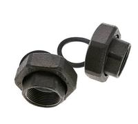 Pump Fitting Rp1 1/4'' x G 2 inch Cast Iron Flat Seal NBR 20bar (281.0psi)
