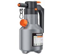 Pump Foam Sprayer - 2L Portable Wide Coverage Electric Bottle | Car Vehicle Cleaning | Indoor Outdoor Garden Yard Patio High Pressure Transparent Manual Pneumatic Detailing Sprayer Gardening Watering