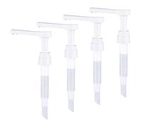 Pump for Syrup Bottle 4Pcs Pump for Syrup Bottle Leak-Resistant BPA-Free Plastic Multipurpose Laundry Detergent for Commercial and Home Use