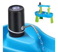 Pump For Water Table Kids, 7.9x7.6x13.2cm Portable Battery Operated Toy, USB Charging Automatic Drinking Water Dispenser, Wireless Mini Summer Game Toy, For Outdoor Games Beach Yard Poolside Learning