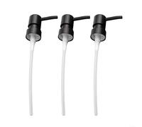 Pump Head，Reliable Lotion Heads in a Pack of Three Designed to Prevent Leakage While Offering Compatibility with Common Bottle Threads(3pcs Black)