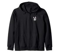 Pump It Bunny Zip Hoodie