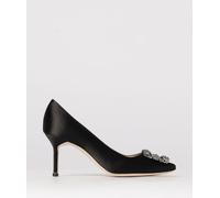 Pump MANOLO BLAHNIK Woman color Black - Size: 37½ - female