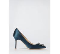 Pump MANOLO BLAHNIK Woman color Blue - Size: 36½ - female