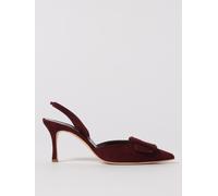 Pump MANOLO BLAHNIK Woman color Burgundy - Size: 38 - female
