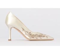 Pump MANOLO BLAHNIK Woman color Cream - Size: 36½ - female