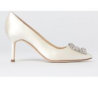 Pump MANOLO BLAHNIK Woman color Cream - Size: 37½ - female