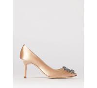 Pump MANOLO BLAHNIK Woman color Nude - Size: 37 - female