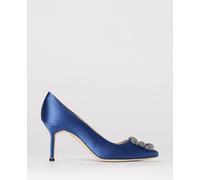 Pump MANOLO BLAHNIK Woman color Royal Blue - Size: 36½ - female