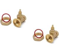 Pump Type Gate Valve 28MM- New B.S Quality Brass x 2