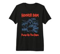 Pump Up The Dam Hoover Dam Photo Camera Nevada Tourist Pun Premium T-Shirt