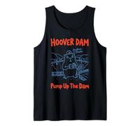 Pump Up The Dam Hoover Dam Photo Camera Nevada Tourist Pun Tank Top