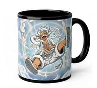 PUMPCAR 11 OZ Magic Heat Changing Color Luffy Cup Coffee Ceramic Mug for Anime Lovers Office Home Manga Pirate Gifts One Piece Merch Accessories Hot and Cold Drinks for Men Women Gifts (Luffy Gear 5)