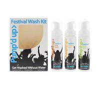 Pump'd Up Festival Wash Kit 3 Pieces Gift Set : Body Wash 70ml - Shampoo 70ml - Sanitiser 70ml | TJ Hughes