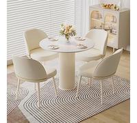 PUMPIE Office Reception Room Club Table, Modern Conference Room Table Business Coffee Table Dining Table And Chair Set Home Living Room Kitchen Leisure Table Space-Saving Furniture