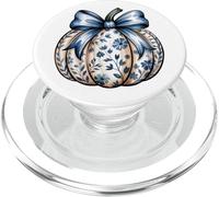 Pumpkin Aesthetic Chinoiserie Coquette Trendy Toile de Jouy PopSockets PopGrip for MagSafe