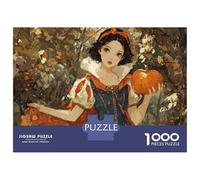Pumpkin And Princess Puzzles 1000 Piece for Adults Jigsaw Puzzles Beautiful Woman Impossible Puzzle Educational Game Gifts 52x38cm/1000pcs