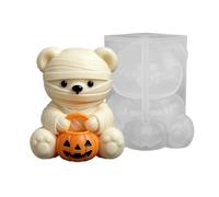 Pumpkin Bear Candle Mold | Cute DIY Silicone Craft
