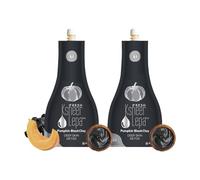 Pumpkin & Black Clay Face Pack for Men & Women | Charcoal Face Mask with Activated Charcoal Powder | Deep Cleansing, Blackhead Removal & Skin Detox - Pack of 2 x 40g