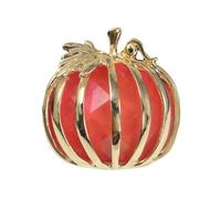 Pumpkin Brooch Pin, Halloween Pumpkin Lapel Pins, Rhinestone Inlaid Pumpkin Thanksgiving Pumpkin Brooches, Autumn Halloween