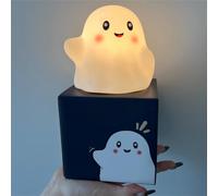 Pumpkin Buddy Light, Cute Squishy Little Pumpkin Ghost Sleep Lamp Kids Room Decor (Ghost 1pcs, One Size)