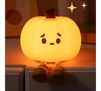 Pumpkin Buddy Light, Cute Squishy Little Pumpkin Ghost Sleep Lamp Kids Room Decor (Pumpkin 1pcs, One Size)