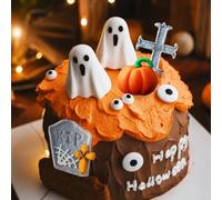 Pumpkin Cake Topper little Boo Cake Decoration The Spooky One Cake Decor
