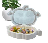 Pumpkin Candle Mould 3D Halloween Pumpkin Tray - Tray Crafts Candy Gummy Decoration Home Kitchen Desk