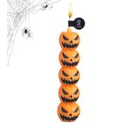 Pumpkin Candle,Natural Wax Aromatherapy Candle For Halloween | Home Decor Handmade Center Table Dining Desk Window Porch Night Event