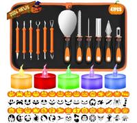 Pumpkin Carving Kit with Stencils, Professional Pumpkin Carving Tools