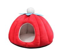Pumpkin Cat Bed - Cat Cave | Cat Beds | Cat Cave | Cute Pumpkin Style Cat Bed | Half-closed Dog Bed for Cats with Halloween Pumpkin | Fornitur