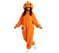 Pumpkin Costume Soft Wearable Role-Playing Onesie