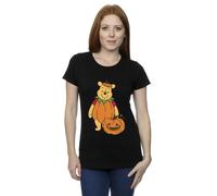 Pumpkin Cotton Halloween T-Shirt Winnie the pooh Black XL