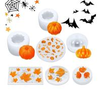 Pumpkin Craft Molds, Reusable Silicone Casting Tool with Nonstick House