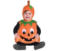 amscan 9903882 Childs Pumpkin Cutie Pie Fancy Dress Halloween Costume (3-12 Months)