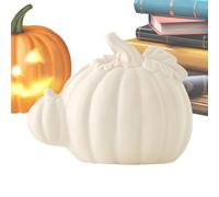 Pumpkin Decor,Ceramic Pumpkin Halloween Thanksgiving Decor - Table Centerpieces Thanksgiving Decorations for Fall Indoor Outdoor Living Room Bedroom Fireplace Home Party