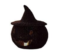 Pumpkin Decor - Crochet Pumpkin Statue | Decorative Knitted Pumpkin | Pump Statue for Holiday Bedroom Desk Hallway Table Party Season Ornament Fall Harvest Display Indoor Fall Decoration