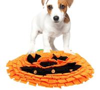 Pumpkin Dog Sniffing Mat Pet Feeding Mat Polar Fleece