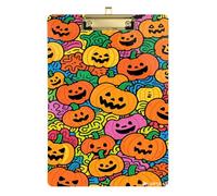 Pumpkin Doodle Art A4 boy clipboard Transparent a4 clipboard for Nurses Home Contractor Size 9 x 12