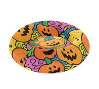 Pumpkin Doodle Art Anxiety Relief Pet Dog Beds fluffier Cat Pillow Bed for Extra Small Size Pets Sleeping camitas para Gatos