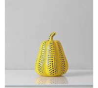 Pumpkin Dot Resin Sculpture, Modern Desktop Art Decoration for Home Office, Unique Gift Statue, 20.5x16cm (8x6inch), Contemporary Art Piece