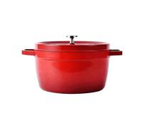 Pumpkin Dutch Oven 9.5Inch Non-stick Enamel Soup Pot Cast Iron Stew Pan With Lid Household Gas Stove Induction Cooker Cooking Kitchen Cookware