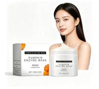Pumpkin Enzyme Mask, Brightening Exfoliating Peel Off Facial Mask (1PCS) | Deep Hydration Pumpkin Mud Mask for Dullness, Uneven Skin Tone, Fine Lines and Wrinkles, Smoothing & Revitalizing Skin