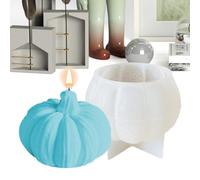 Pumpkin Epoxy Resin Molds - Silicone Candle Mold, Halloween Crafting Mold for Clay Chocolate Soap Butter, Reusable Flexible Mould DIY Art Projects | with Durable Heat Resistant Material Candy Baking H