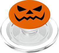 Pumpkin Face Creepy Jack o Lantern Spooky Halloween Costume PopSockets PopGrip for MagSafe