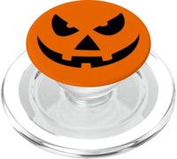 Pumpkin Face Creepy Jack o Lantern Spooky Halloween Costume PopSockets PopGrip for MagSafe